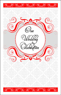 Wedding Program Cover Template 13D - Graphic 7